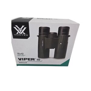 Vortex Viper HD 10x42 Binoculars V201 with Glasspak Harness Green Black